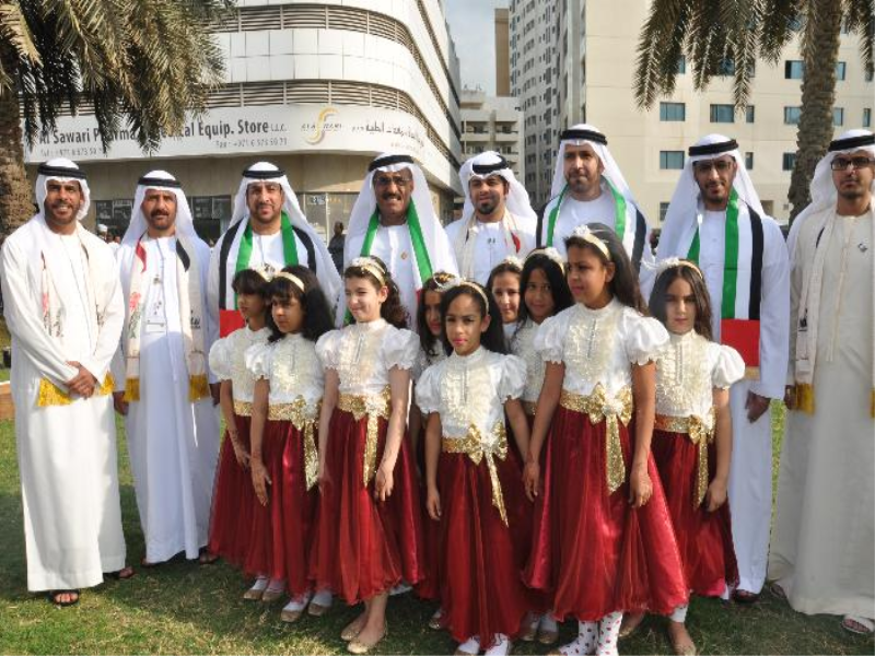 National Transport Authority Sharjah register the Allegiance To Khalifa at the ceremony of the National Day 43